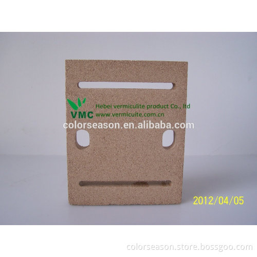 Vermiculite fireproof panels for stove interior lining, regular & irregular shape